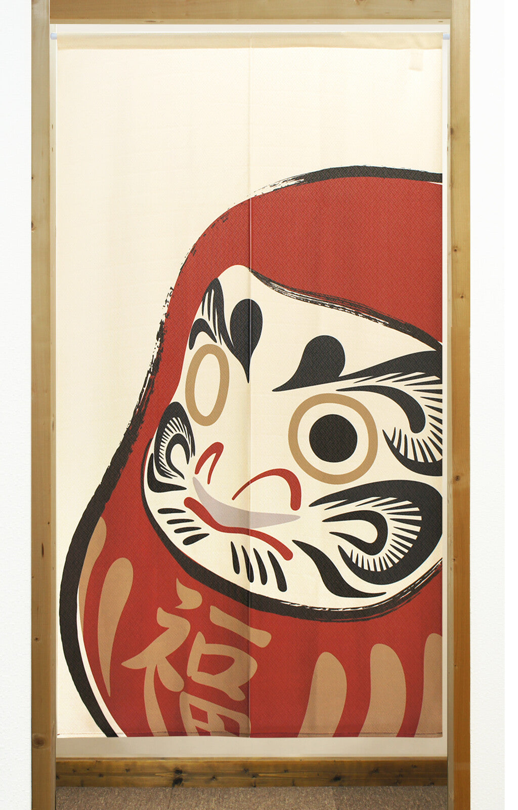 Japanese Noren Curtain Daruma pen